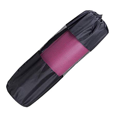 Ducomi - Bolsa para esterilla de yoga con correa ajustable, impermeable – Bolsa para alfombra de gimnasio y pilates – Bolsa funcional para colchonetas de yoga, regalo para mujer (90 x 30 cm)