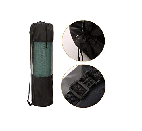 Ducomi - Bolsa para esterilla de yoga con correa ajustable, impermeable – Bolsa para alfombra de gimnasio y pilates – Bolsa funcional para colchonetas de yoga, regalo para mujer (90 x 30 cm)