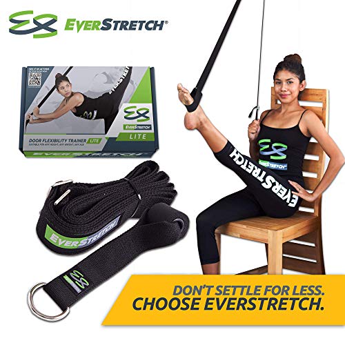EverStretch Stretching Piernas: Más Flexible con el Entrenador de flexibilidad para Puertas, Equipo Estiramiento Lite para Ballet, Danza, MMA, Taekwondo, Gimnasia. ¡Tu Equipo de Estiramiento portátil
