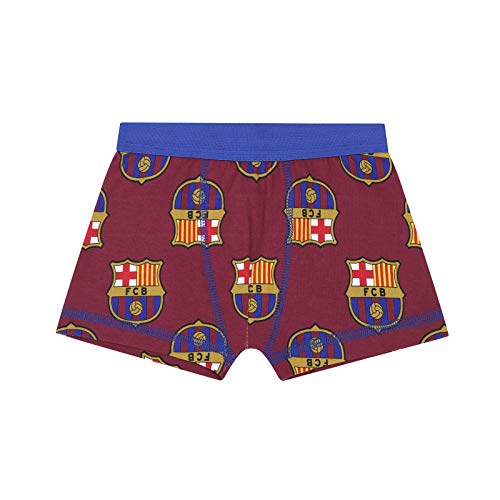 FCB FC Barcelona - Calzoncillos de Estilo bóxer y Camiseta de Tirantes - para niños - Producto Oficial - 10-11 años