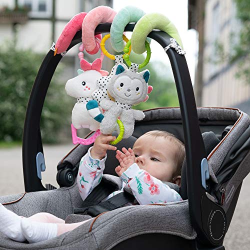 Fehn Aiko & Yuki 057034 - Espiral de actividad para sentir y agarrar - Para bebés y niños pequeños a partir de 0 meses - Longitud: 30 cm