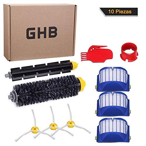 GHB Pack Kit Cepillos Repuestos de Accesorios para Aspiradoras Serie 600 10PCS