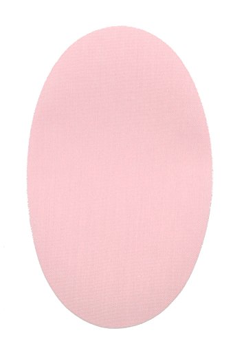 Haberdashery Online 6 Rodilleras Color Rosa Claro termoadhesivas de Plancha. Coderas para Proteger tu Ropa y reparación de Pantalones, Chaquetas, Jerseys, Camisas. 16 x 10 cm. RP24