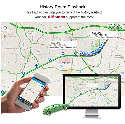 Hangang GPS Tracker localizador GPS en tiempo real Localizador SMS Online 5000 mAh 90 días Standby magnético impermeable dispositivo Crawler traccia Manual App gratuita GPS Tracker