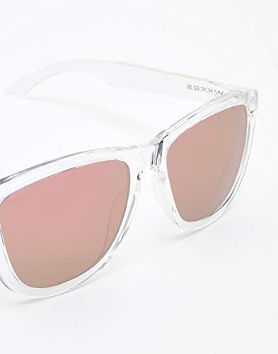HAWKERS - Gafas de sol para hombre y mujer ONE , Transparente / Rosa