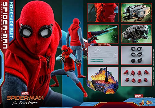 Hot Toys Versión de Traje casero 1:6 Spider-Man
