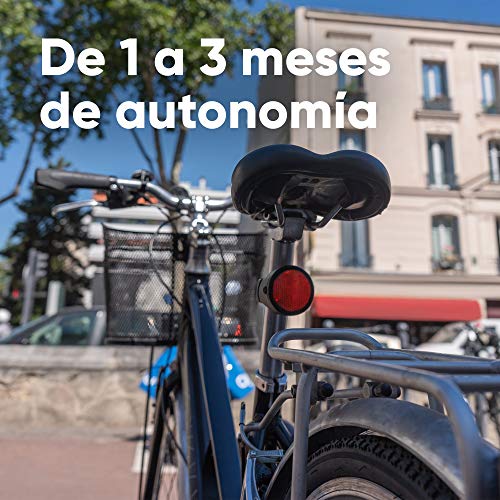 Invoxia Bike Tracker, Localizador GPS Antirrobo para Bicicleta, Negro, Suscripción de 3 años Incluida