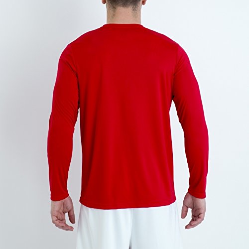 Joma 100092.600 - Camiseta de equipación de Manga Larga para Hombre, Color Rojo, Talla L