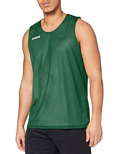 Joma Aro Basketball Reversibil Camiseta, Hombres, Verde-450, L
