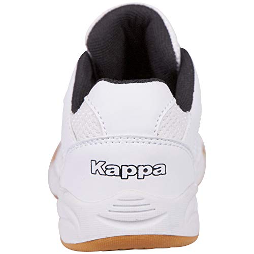 Kappa Kickoff, Zapatillas de Deporte Interior Unisex niños, Blanco (White/Black 1011), 28 EU