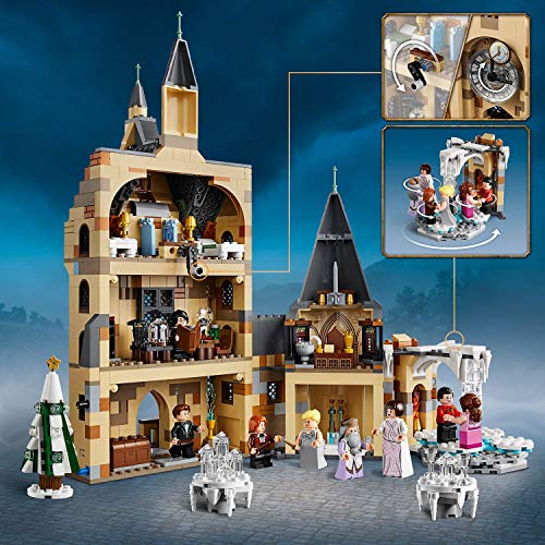 LEGO Harry Potter - Torre del Reloj de Hogwarts, Set de Construcción Compatible con los Sets del Sauce Boxeador y el Gran Comedor (75948)