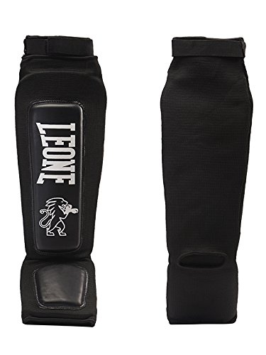 Leone Defender PT120 - Espinilleras de calcetín Negro Talla:L
