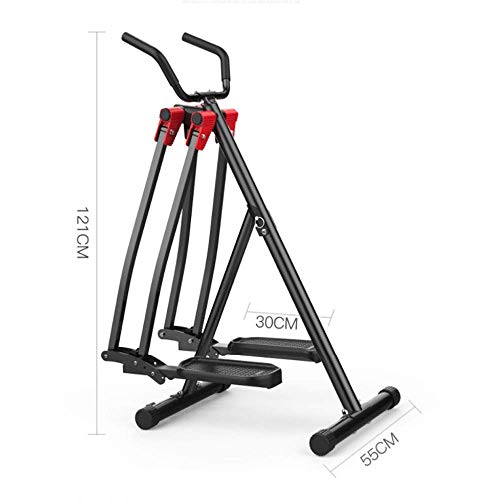 LHQ-HQ avanzada Ejercicio de bicicletas entrenador físico Bicicleta elíptica, la bicicleta estática, vertical y horizontal de movimiento de balanceo de ejercicio ideal for Cardio Trainer (Color: Negro