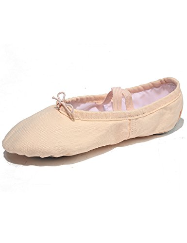 Lily's Locker- Zapatillas de Ballet clásico de Suela Partida Zapatillas Media Punta de Ballet Danza para Niña y Adultos(39,Rosa Claro)