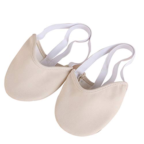 LIOOBO Zapatillas de Baile Ballet Danza Baile Calcetines Antideslizantes para Yoga Suelo para competición de Gimnasia rítmica（Beige tamaño S