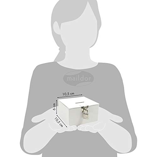Maildor Caja del Tesoro Blanco para Personalizar