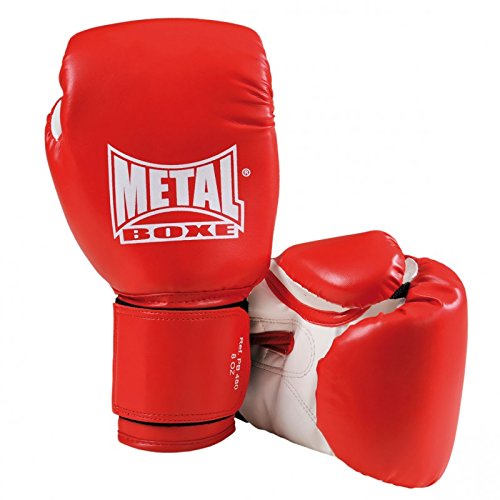 Metal Boxe MB221 - Guantes de boxeo, color rojo - rojo, tamaño 10 onzas