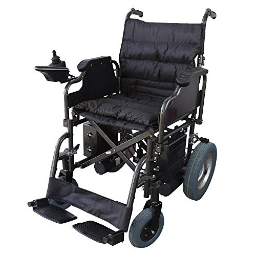 Mobiclinic, modelo Cenit, Silla de ruedas eléctrica, plegable, con motor, para discapacitados, minusválidos, ancianos, ortopedica, para mayores, autonomía 20 km, 24V, color Negro