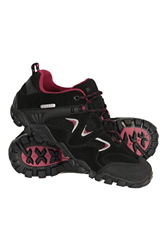 Mountain Warehouse Curlews Zapatos de Las Mujeres - Zapatos Impermeables para la Lluvia, Zapatos de Secado rápido, Entresuela de EVA, Suela de Goma 100% para Caminar Negro Talla Zapatos Mujer 38 EU