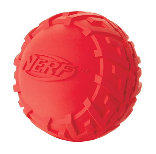 Nerf Dog Trax Tire Squeck Ball - Pelota de Tenis (7,6 cm de diámetro)