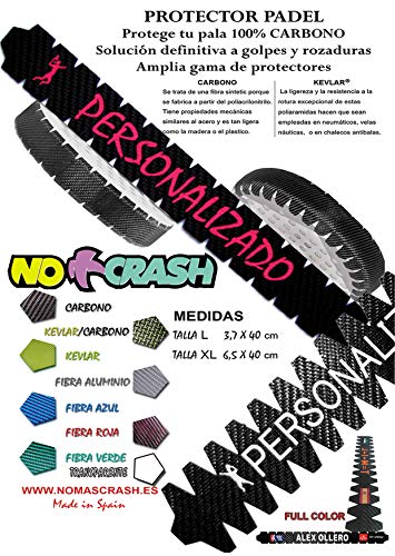 No+Crash Personalizado 100% Kevlar Y Colores - TU Protector con Texto E Imagen
