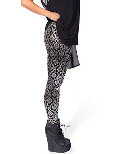 Nuofengkudu Mujer Estampados Leggins Largos Elasticos Cintura Alta Lisos Mallas Deporte Colores Hippie Transpirable Push up Yoga Pantalones (Negro Frustrar,Talla única)