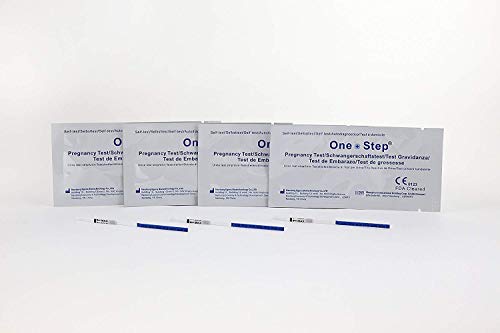 One Step - 10 Tests de Embarazo 10 mIU/ml - Nuevo Formato Económico de 2,5 mm.