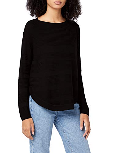 Only onlCAVIAR L/S Pullover KNT Noos Suéter, Negro (Black Black), 40 (Talla del Fabricante: Large) para Mujer