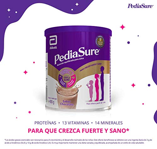 PediaSure – para Niños, Sabor Chocolate, con Proteínas, Vitaminas y Minerales - 400 g