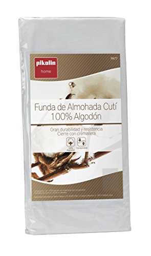 Pikolin Home - Funda de almohada cutí, 100% algodón satén, 40x90cm (Todas las medidas)