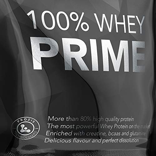Prozis 100% Whey Prime 2.0 Suplemento Puro en Polvo, con un Perfil Completo de Aminoácidos y Rico en BCAA, Chocolate Dulce - 1000 g