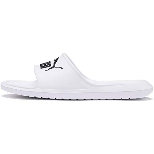PUMA Divecat V2, Zapatos de Playa y Piscina Unisex Adulto, Blanco White Black, 44.5 EU