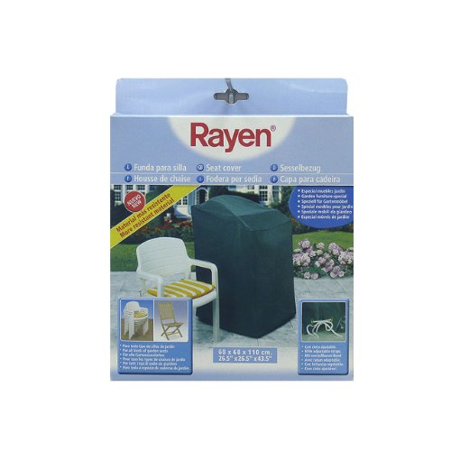 Rayen 6381.10 - Funda de Polietileno para sillas de jardín, 68 x 68 x 110 centímetros, Color Verde