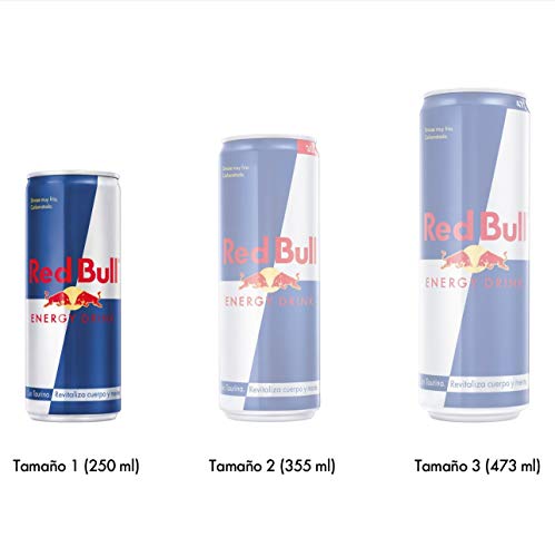 Red Bull Bebida Energética, Regular - 24 latas de 250 ml. - Total 6000 ml.