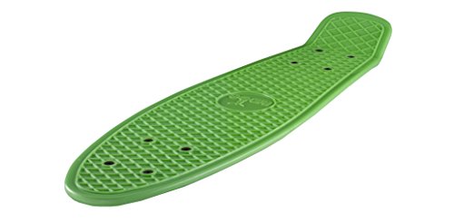 Ridge Skateboards Organics Gama Mini Cruiser Skateboard Deck, Unisex, Tabla de monopatín, Organics Range Mini Cruiser, Verde, 55 cm