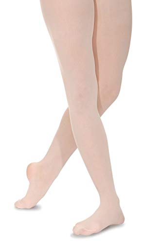Roch Valley - Mallas de Ballet para Mujer, Medias de Ballet para niños, Mujer, Color Rosa pálido, tamaño Small Junior (Age 6-8)