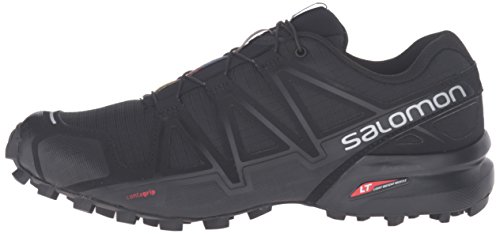 Salomon Speedcross 4 W, Zapatillas de Trail Running Mujer, Negro (Black/Black/Black Metallic), 39 1/3 EU