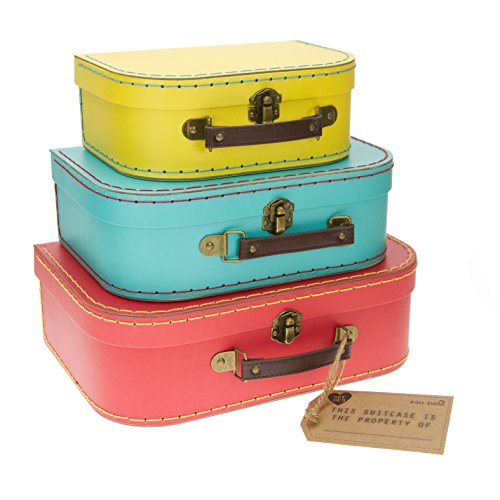 Sass & Belle Brights (Set of 3) Retro Suitcases