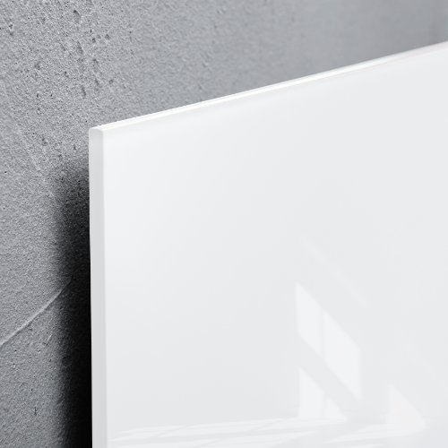 Sigel GL158 - Pizarra de cristal magnética, 30 x 30 cm, super blanco