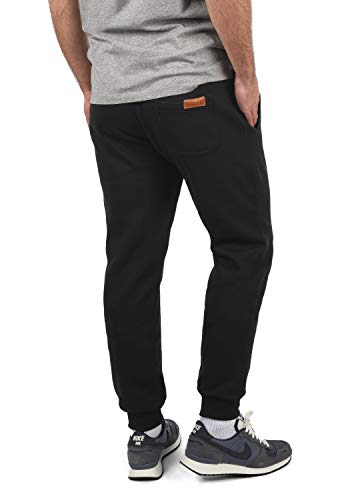 !Solid TripPant Pantalón Chándal Deportivo Largo para Hombre con Forro Polar Suave Al Tacto, tamaño:L, Color:Black (9000)