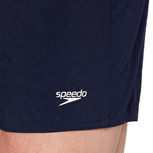 Speedo Solid Leisure - Bañador de natación para hombre, color azul marino, talla M
