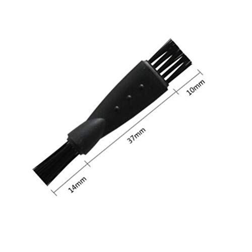 SUPVOX Set de cepillos de Limpieza para máquinas de Afeitar y cortapelos 10pcs (Negro)