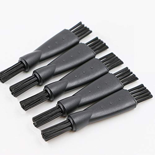 SUPVOX Set de cepillos de Limpieza para máquinas de Afeitar y cortapelos 10pcs (Negro)