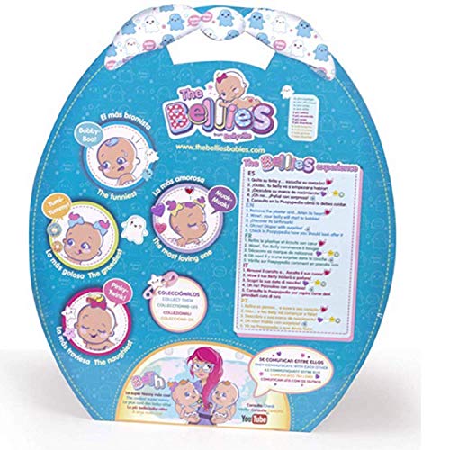 The Bellies - Bobby-Boo, muñeco Interactivo para niños y niñas de 3 a 8 años (Famosa 700014566)