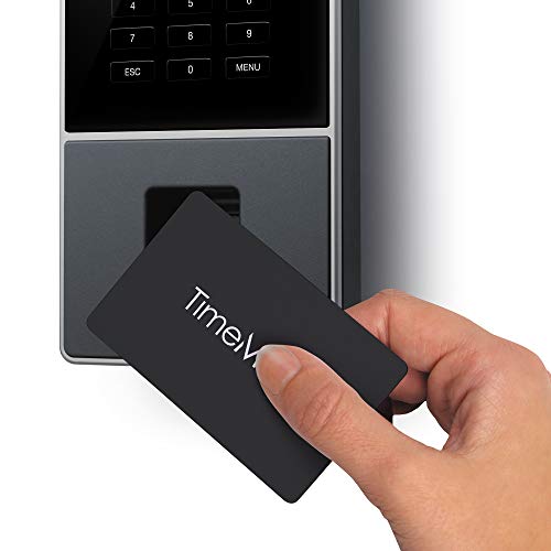 TimeMoto TM-626 - Terminal para fichar con huella dactilar, tarjeta o llave RFID y PIN, hasta 200 usuarios Incluye software TimeMoto PC