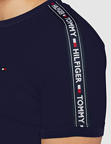 Tommy Hilfiger RN tee SS Camiseta, Azul (Navy Blazer 416), X-Large para Hombre
