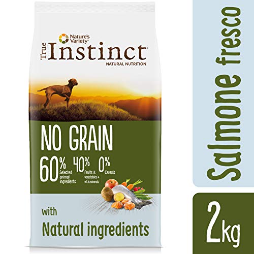 True Instinct No Grain - Nature's Variety - Pienso sin Cereales para Perro Adult Medium-Maxi con Salmón - 12kg