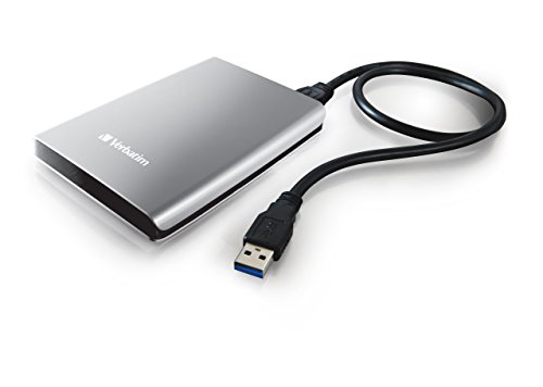 Verbatim Store'n'Go USB 3.0 1TB - Disco Duro Externo de 1 TB (USB 3.0, 2.5", 5000 MB/s), Plateado