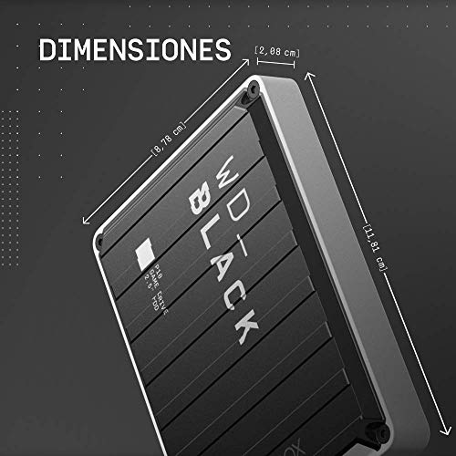 WD_BLACK P10 Game Drive de 4 TB para llevar tu colección de juegos de PC o consola allí donde vayas