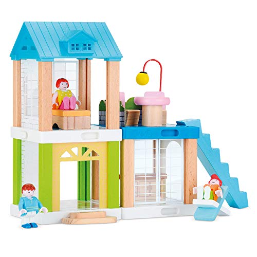 WOOMAX - Casa de muñecas modular 37 piezas (46443)
